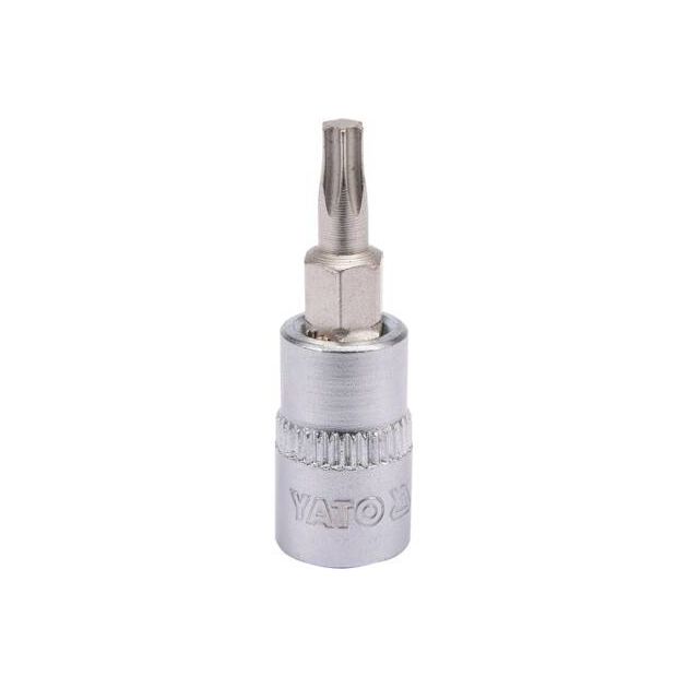 Головка торцевая TORX T20, квадрат 1/4, 37 мм YATO (YT-04304), фото  | SNABZHENIE.com.ua