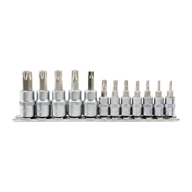 Набор торцевых головок с насадками TORX TR, 12 шт, YATO, фото  | SNABZHENIE.com.ua