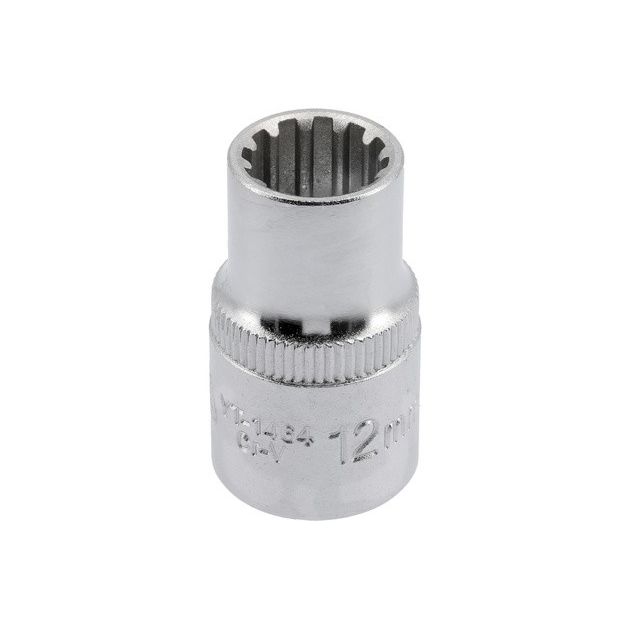 Головка торцевая Spline 1/2", 12 мм, 38 мм YATO (YT-1464), фото  | SNABZHENIE.com.ua