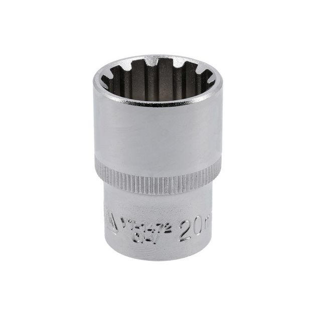 Головка торцевая Spline 1/2", 20 мм, 38 мм YATO (YT-1472), фото  | SNABZHENIE.com.ua