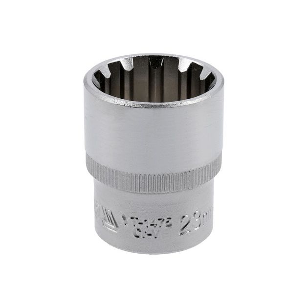Головка торцевая Spline 1/2" 23 мм, длина 38 мм YATO (YT-1475), фото  | SNABZHENIE.com.ua