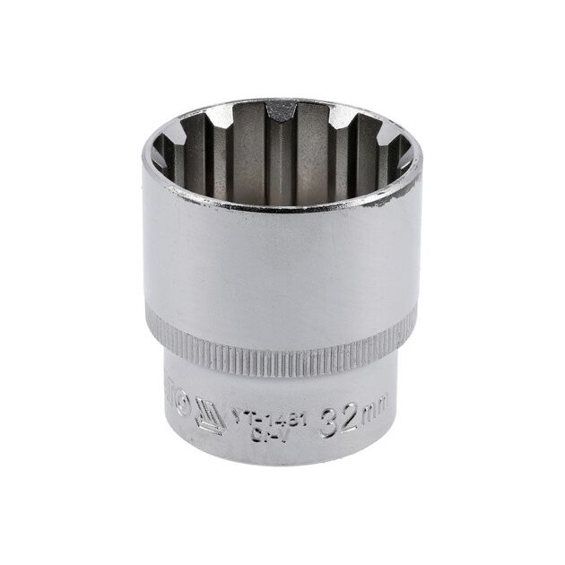 Головка торцевая Spline 1/2", 32 мм, длина 45 мм YATO (YT-1481), фото  | SNABZHENIE.com.ua