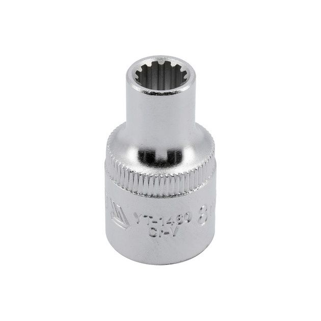 Головка торцевая Spline 1/2", 8 мм, длина 38 мм YATO (YT-1460), фото  | SNABZHENIE.com.ua