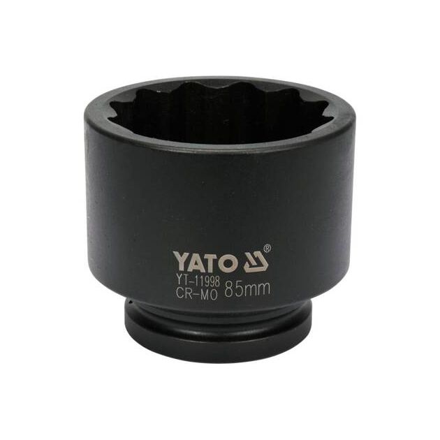 Головка торцевая ударная 12-гранная 1/2" 85 мм, 102 мм YATO, фото  | SNABZHENIE.com.ua