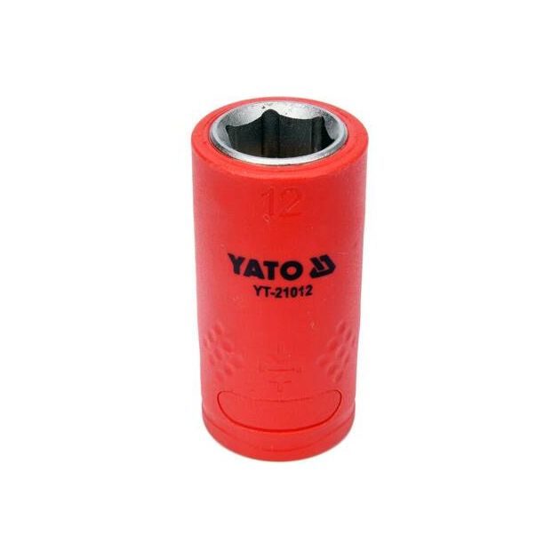 Головка торцевая диэлектрическая 6-гранная 3/8" YATO 12 мм, 45 мм, фото  | SNABZHENIE.com.ua