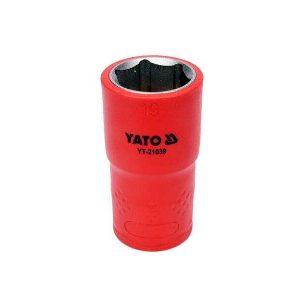 Головка торцевая диэлектрическая 19 мм, 1/2", 55 мм, YATO (YT-21039), фото  | SNABZHENIE.com.ua