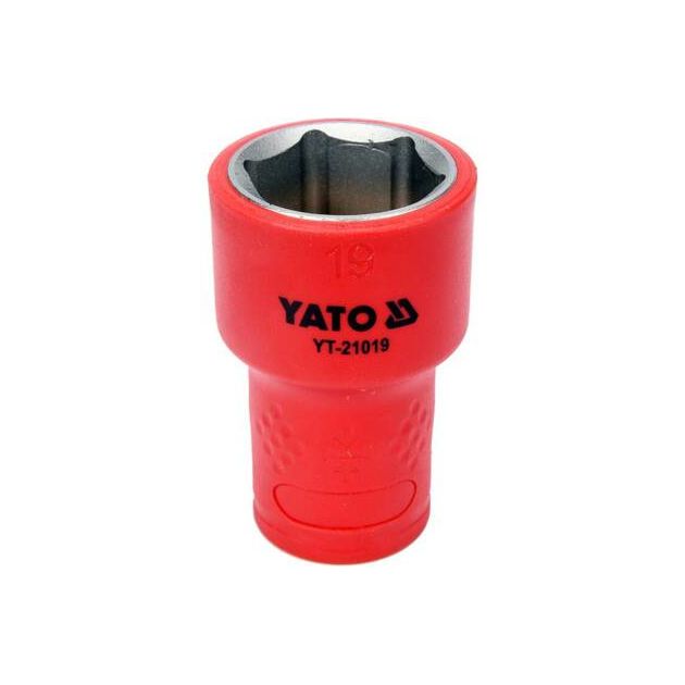 Диэлектрическая головка 6-гранная 3/8", 19 мм, YATO (YT-21019), фото  | SNABZHENIE.com.ua