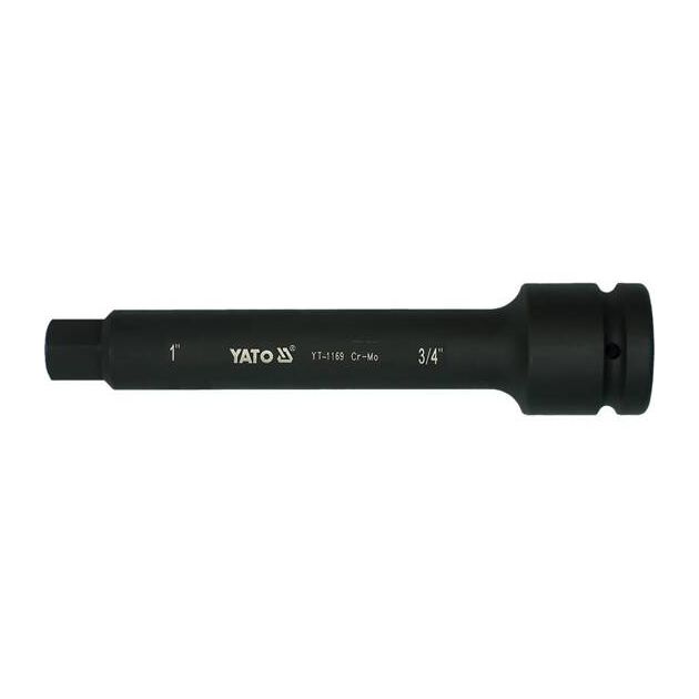 Удлинитель с переходником 1 на 3/4", 250 мм YATO (YT-1169), фото  | SNABZHENIE.com.ua