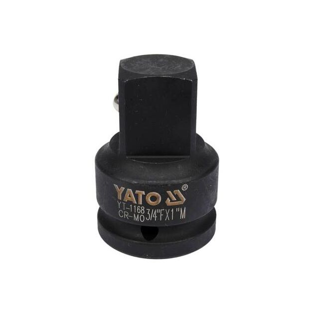 Переходник ударный YATO, квадрат 3/4" на 1", 63 мм (YT-1168), фото  | SNABZHENIE.com.ua