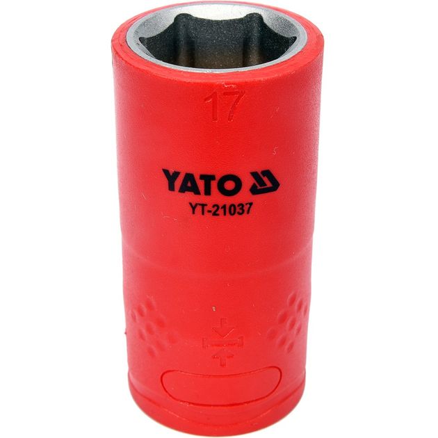 Головка диэлектрическая 6-гранная 1/2", 17 мм, YATO (YT-21037), фото  | SNABZHENIE.com.ua