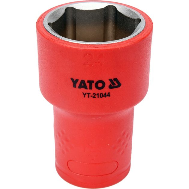 Головка торцевая 6-гранная диэлектрическая 24 мм YATO 1/2", фото  | SNABZHENIE.com.ua