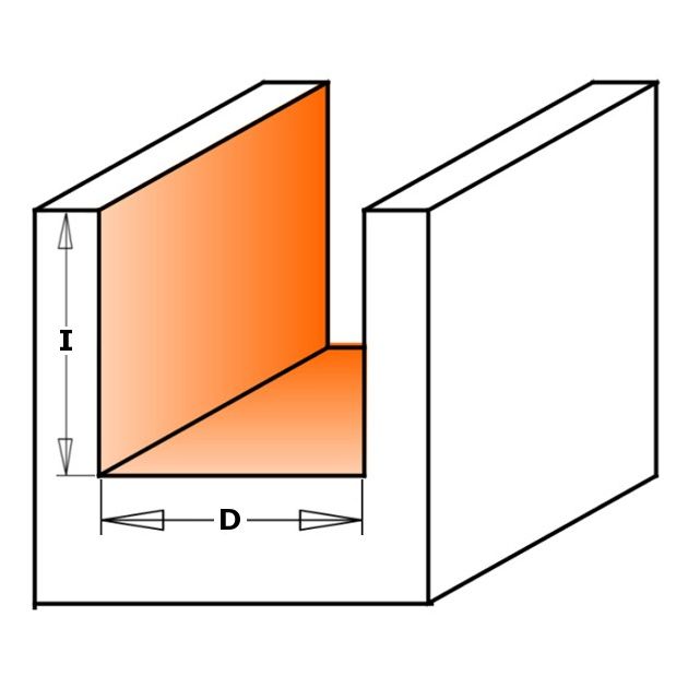 Фреза пазова коротка HM 15,8 x 25,4 x 63,5 мм, хвостовик 12,7 мм CMT (811.660.11), фото , зображення 11 | SNABZHENIE.com.ua Фреза пазова коротка HM 15,8 x 25,4 x 63,5 мм, хвостовик 12,7 мм CMT (811.660.11), фото , зображення 11 | SNABZHENIE.com.ua