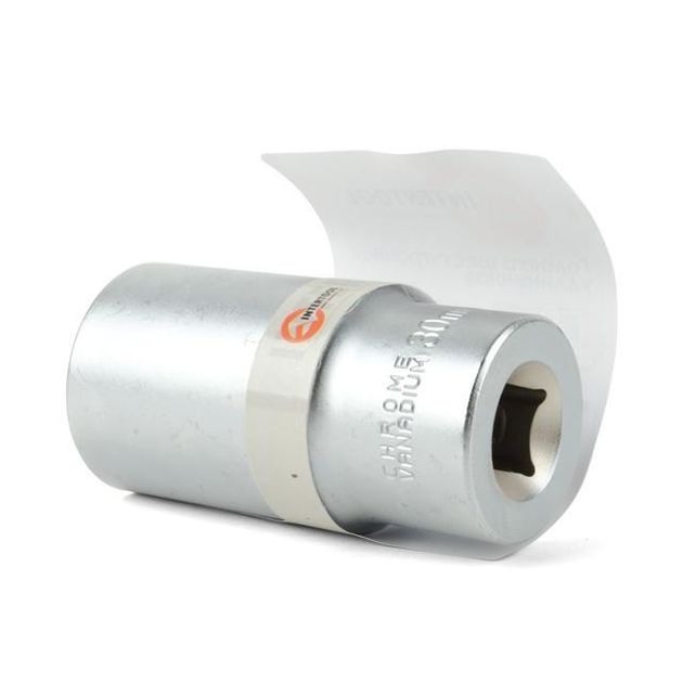 Головка шестигранна подовжена 1/2", 30мм*78мм, Хром-Ванадій INTERTOOL ET-0130, фото , зображення 5 | SNABZHENIE.com.ua Головка шестигранна подовжена 1/2", 30мм*78мм, Хром-Ванадій INTERTOOL ET-0130, фото , зображення 5 | SNABZHENIE.com.ua