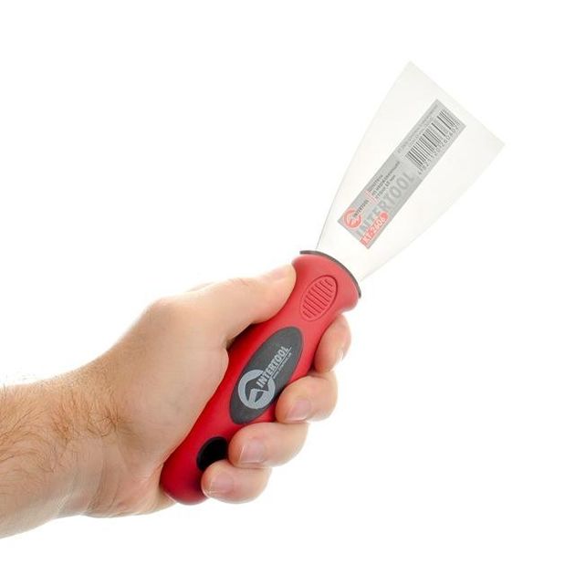 Шпатель з нержавіючої сталі 65 мм Проф INTERTOOL KT-2606, фото , зображення 5 | SNABZHENIE.com.ua Шпатель з нержавіючої сталі 65 мм Проф INTERTOOL KT-2606, фото , зображення 5 | SNABZHENIE.com.ua