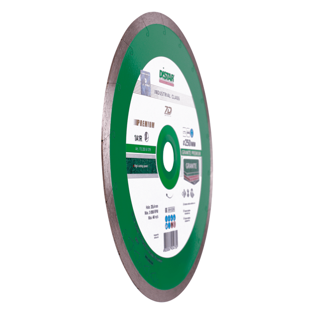 Круг алмазный DISTAR Granite Premium 250 x 1,7 x 10 x 25,4 (1A1R), фото , изображение 9 | SNABZHENIE.com.ua