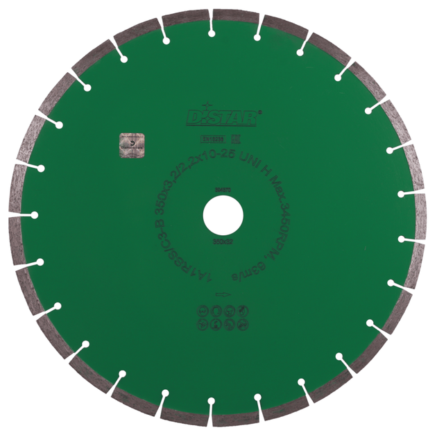 Диск алмазный отрезной по граниту DISTAR UNI H 350 x 3,2 x 32-25-ARC, фото  | SNABZHENIE.com.ua