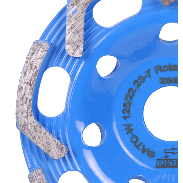 Чашка алмазна торцева ФАТ-С 125 / 22,23 x 7-W Rotex для шліфування без охолодження водою для УШМ, DISTAR, фото , зображення 5 | SNABZHENIE.com.ua Чашка алмазна торцева ФАТ-С 125 / 22,23 x 7-W Rotex для шліфування без охолодження водою для УШМ, DISTAR, фото , зображення 5 | SNABZHENIE.com.ua