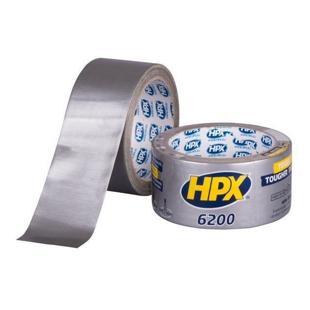 HPX 6200 - 48мм x 10м - срібляста армована ремонтна стрічка, фото  | SNABZHENIE.com.ua