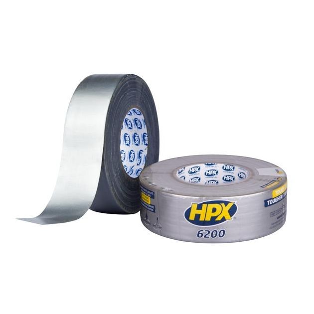 HPX 6200 - 48мм x 50м - серебристая армированная лента, фото  | SNABZHENIE.com.ua