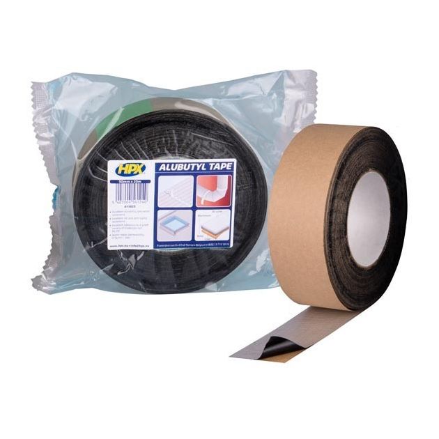 HPX ALUBUTYL - 50мм х 20м - алюминий-бутиловая лента для изоляции, фото  | SNABZHENIE.com.ua