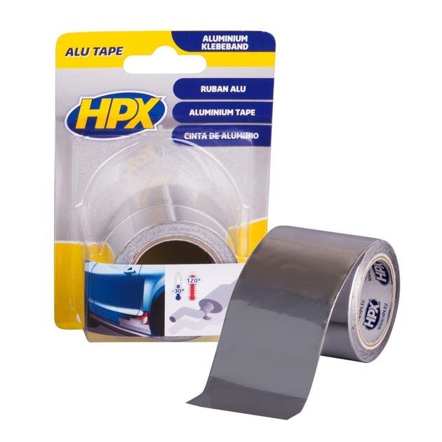 Алюминиевая клейкая лента HPX 50мм x 5м для глушителей, фото  | SNABZHENIE.com.ua