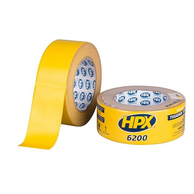 HPX 6200 - желтая армированная ремонтная лента 48мм х 25м, фото  | SNABZHENIE.com.ua