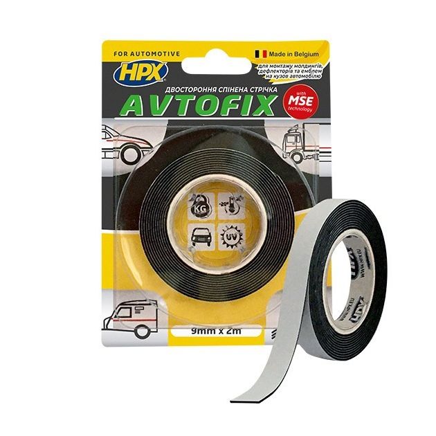 Двусторонняя клейкая лента AVTOFIX MSE 6мм x 2м для авто, фото  | SNABZHENIE.com.ua