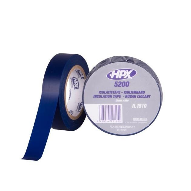 HPX 5200 - 15мм x 10м, синяя - изоляционная лента профессиональная, фото  | SNABZHENIE.com.ua