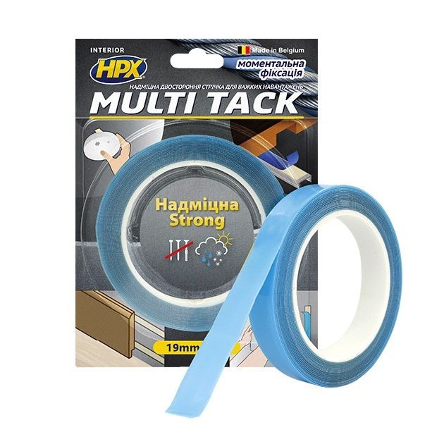 MultiTack - 19мм x 5м - надміцна миттєва монтажна стрічка (скотч), фото  | SNABZHENIE.com.ua