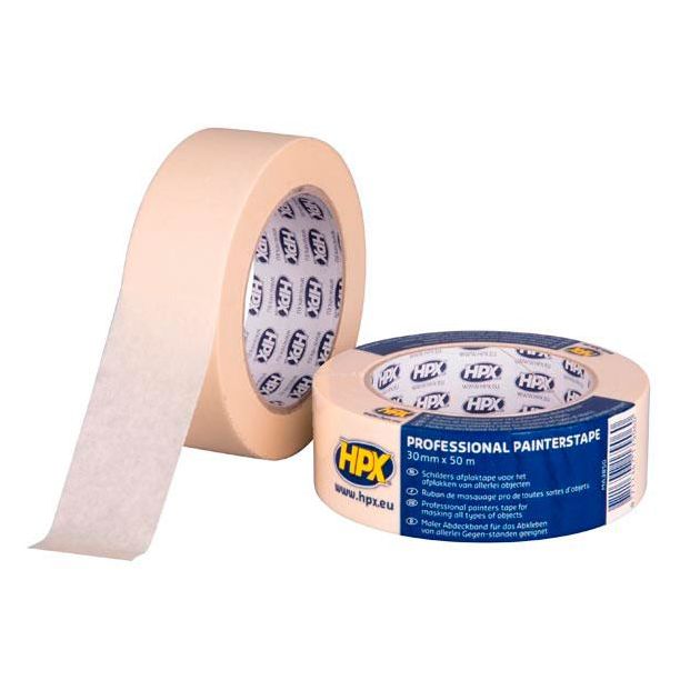 НРХ 60°С - 30мм х 50м - професійна малярна стрічка (скотч), фото  | SNABZHENIE.com.ua