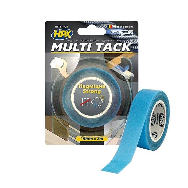 MultiTack - 19мм x 2м - надміцна миттєва монтажна стрічка (скотч), фото  | SNABZHENIE.com.ua