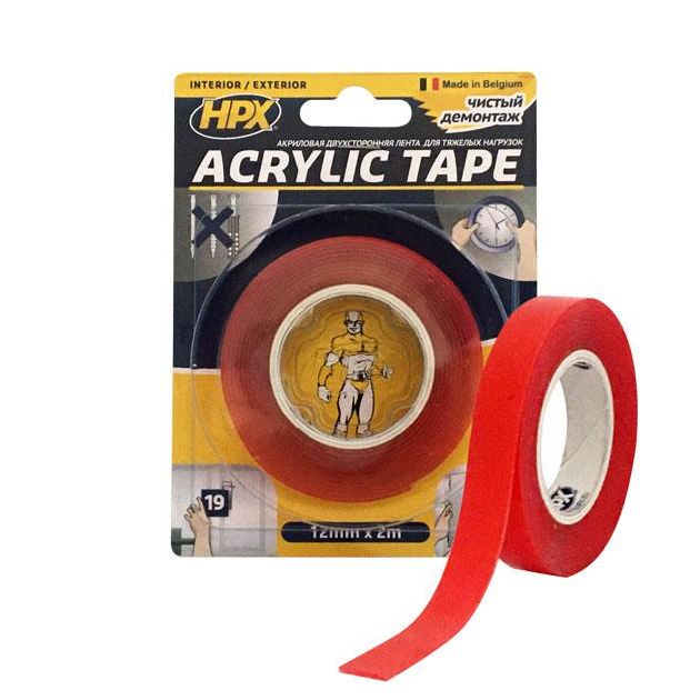 Аcrylic Tape - 12мм x 2м, акриловая прозрачная двухсторонняя лента, фото  | SNABZHENIE.com.ua