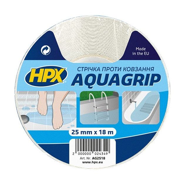 Антискользящая лента НРХ AQUA GRIP 25мм х 18м для ванн и бассейнов, фото  | SNABZHENIE.com.ua