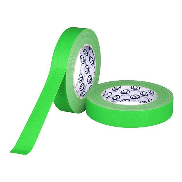 Флуоресцентный матовый тейп HPX, зеленый, 25мм х 25м, фото , изображение 2 | SNABZHENIE.com.ua Флуоресцентный матовый тейп HPX, зеленый, 25мм х 25м, фото , изображение 2 | SNABZHENIE.com.ua