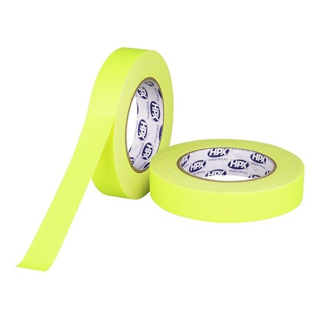 Флуоресцентный матовый тейп HPX, желтый, 25мм х 25м, фото , изображение 2 | SNABZHENIE.com.ua Флуоресцентный матовый тейп HPX, желтый, 25мм х 25м, фото , изображение 2 | SNABZHENIE.com.ua