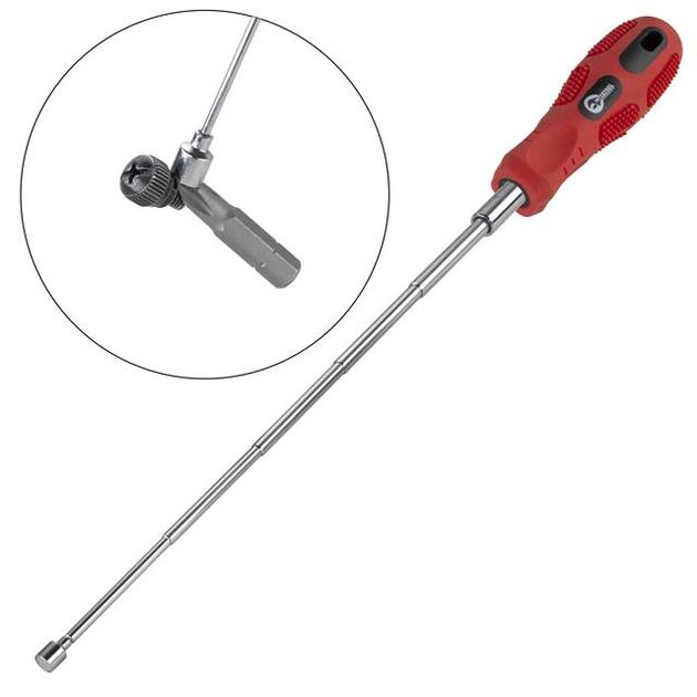Телескопическая отвертка 7 в 1 INTERTOOL VT-1007, фото , изображение 5 | SNABZHENIE.com.ua Телескопическая отвертка 7 в 1 INTERTOOL VT-1007, фото , изображение 5 | SNABZHENIE.com.ua