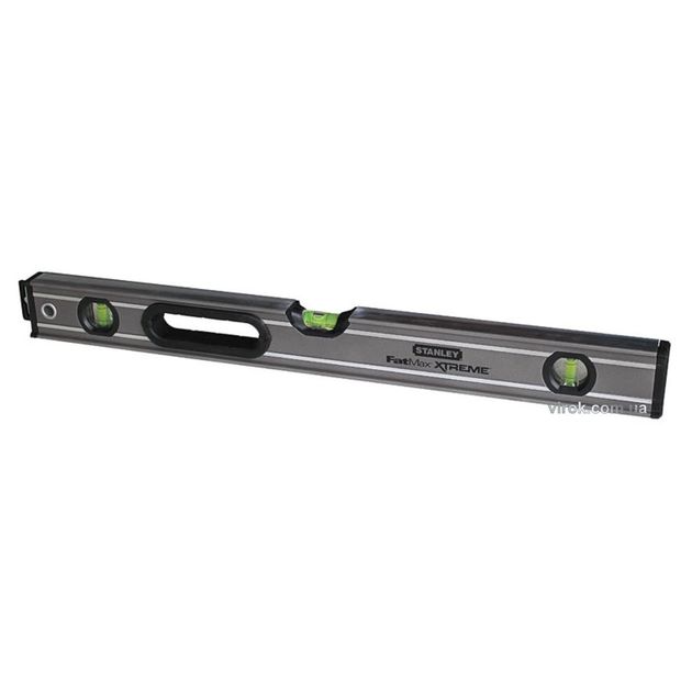 Уровень STANLEY FatMax Xtreme 60 см, 3 капсулы, 1 ручка, алюминий+пластик, фото  | SNABZHENIE.com.ua