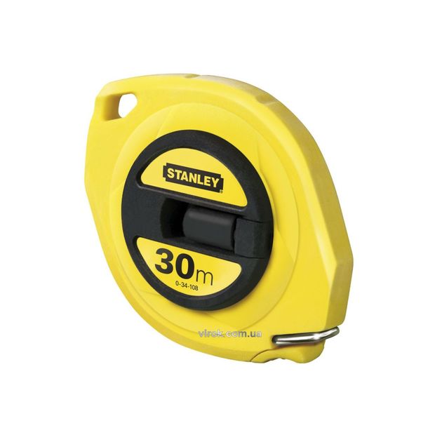Стрічка STANLEY сталева в закритому корпусі STANLEY ABS, 30 м, 9.5 мм, фото  | SNABZHENIE.com.ua