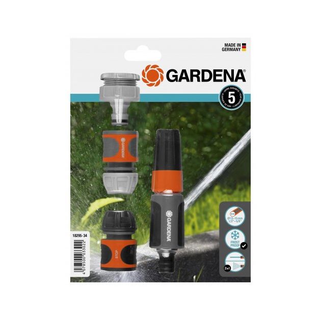 Наконечник для полива Gardena Classic с комплектом коннекторов, фото , изображение 8 | SNABZHENIE.com.ua Наконечник для полива Gardena Classic с комплектом коннекторов, фото , изображение 8 | SNABZHENIE.com.ua