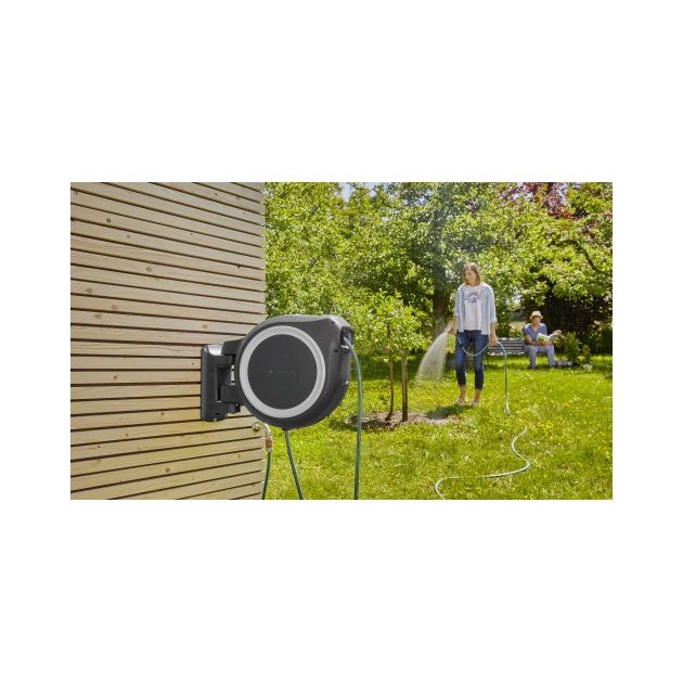 Катушка настінна Gardena RollUp L + набір для поливу 30 м, фото , зображення 10 | SNABZHENIE.com.ua Катушка настінна Gardena RollUp L + набір для поливу 30 м, фото , зображення 10 | SNABZHENIE.com.ua