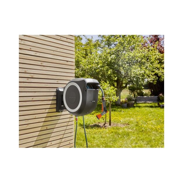 Катушка настінна Gardena RollUp L + набір для поливу 30 м, фото , зображення 3 | SNABZHENIE.com.ua Катушка настінна Gardena RollUp L + набір для поливу 30 м, фото , зображення 3 | SNABZHENIE.com.ua