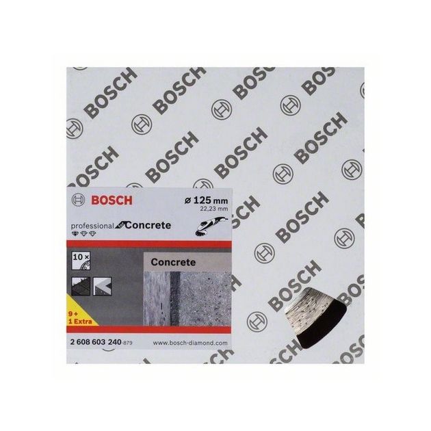 Алмазний відрізний круг 125 x 22,23 мм, Standard for Concrete, 10 шт, BOSCH (2608603240), фото , зображення 2 | SNABZHENIE.com.ua Алмазний відрізний круг 125 x 22,23 мм, Standard for Concrete, 10 шт, BOSCH (2608603240), фото , зображення 2 | SNABZHENIE.com.ua
