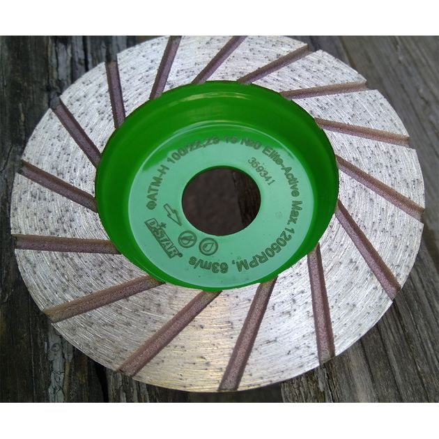 Фреза алмазная торцевая 100x3x15x22,23 №0 ФАТ-М Elite-Active для УШМ, фото , изображение 3 | SNABZHENIE.com.ua