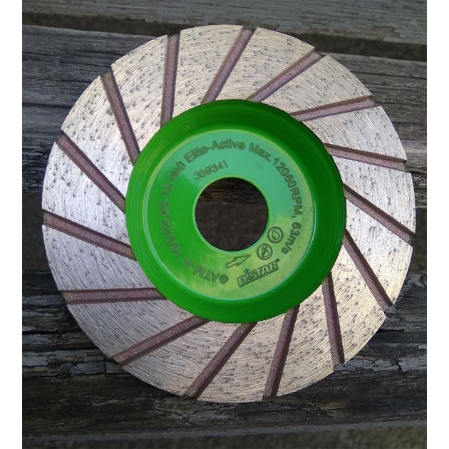 Фреза алмазная торцевая 100x3x15x22,23 №0 ФАТ-М Elite-Active для УШМ, фото , изображение 7 | SNABZHENIE.com.ua