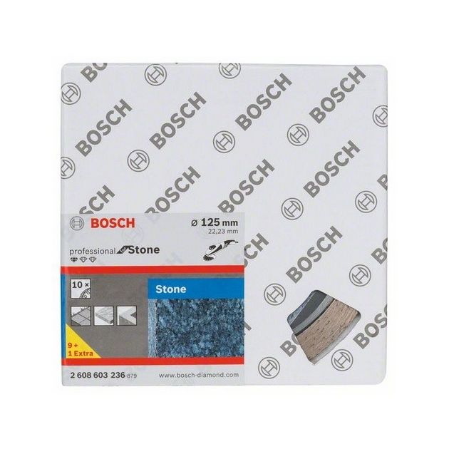 Алмазный отрезной круг 125 мм, 10 шт, BOSCH (2608603236), фото , изображение 2 | SNABZHENIE.com.ua Алмазный отрезной круг 125 мм, 10 шт, BOSCH (2608603236), фото , изображение 2 | SNABZHENIE.com.ua