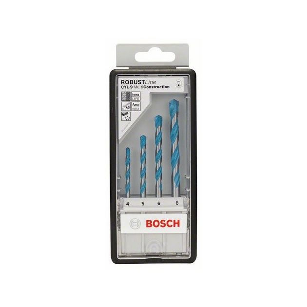 Набор сверл BOSCH CYL-9 Multi Construction, 4 шт. (2607010521), фото , изображение 2 | SNABZHENIE.com.ua