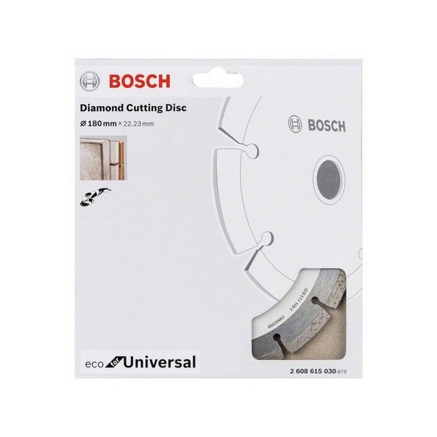 Алмазний відрізний круг 180 мм x 22,23 мм, ECO для універсального BOSCH (2608615030), фото , зображення 2 | SNABZHENIE.com.ua Алмазний відрізний круг 180 мм x 22,23 мм, ECO для універсального BOSCH (2608615030), фото , зображення 2 | SNABZHENIE.com.ua