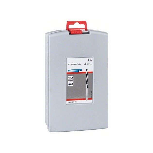 Сверла по металлу 1-13 мм, HSS PointTeQ, 25 шт., BOSCH, фото , изображение 2 | SNABZHENIE.com.ua Сверла по металлу 1-13 мм, HSS PointTeQ, 25 шт., BOSCH, фото , изображение 2 | SNABZHENIE.com.ua