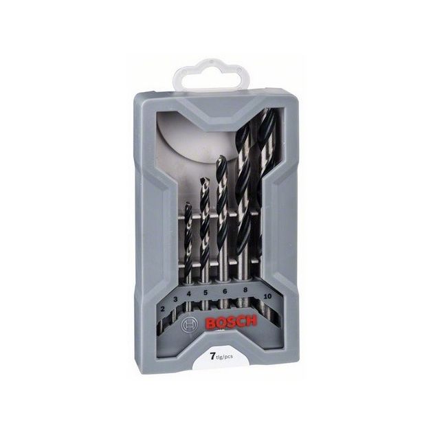 Набір сверел по металу 2 - 10 мм, HSS PointTeQ Mini X-Line, 7 шт. BOSCH (2608577347), фото , зображення 2 | SNABZHENIE.com.ua Набір сверел по металу 2 - 10 мм, HSS PointTeQ Mini X-Line, 7 шт. BOSCH (2608577347), фото , зображення 2 | SNABZHENIE.com.ua