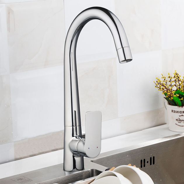 Смеситель для кухни Kroner KRP Küche C033, фото , изображение 10 | SNABZHENIE.com.ua